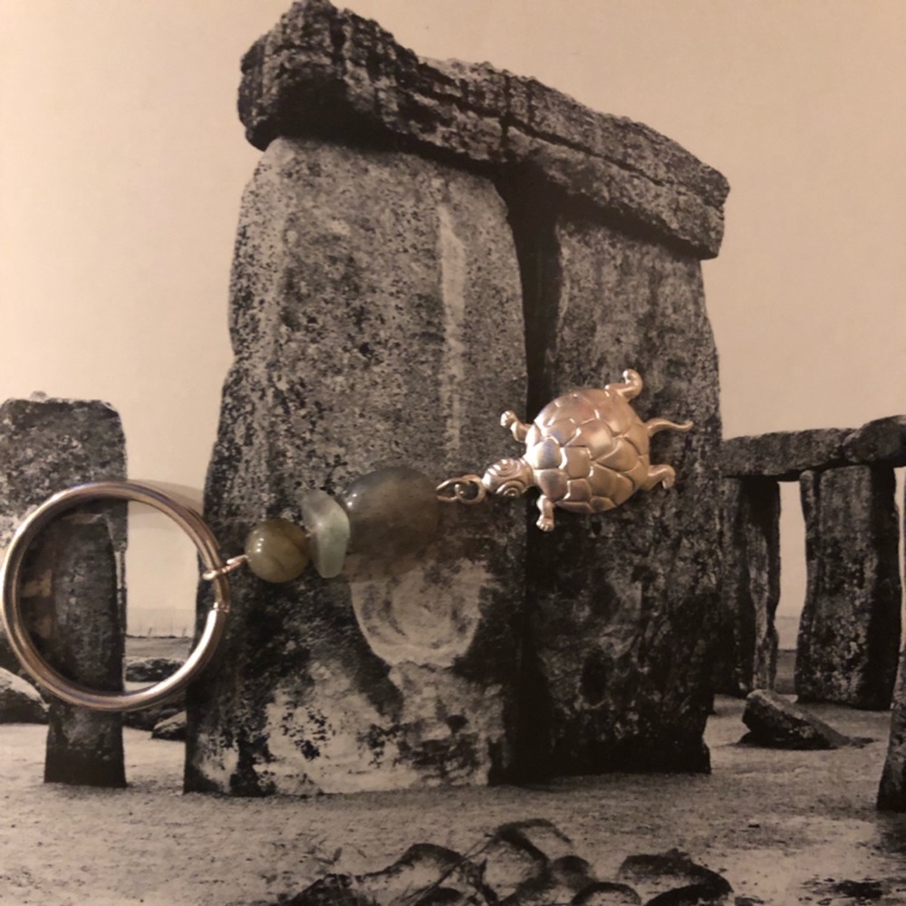 Rock stack Turtle Keychain - Picture 7 of 8